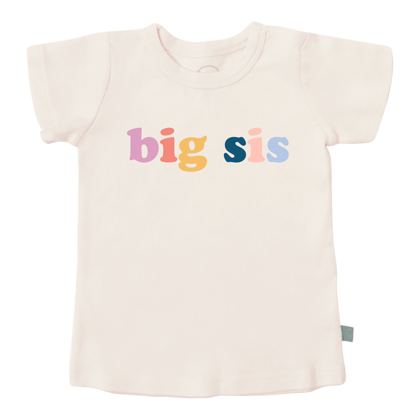 Organic Toddler Graphic Tee - Big Sis