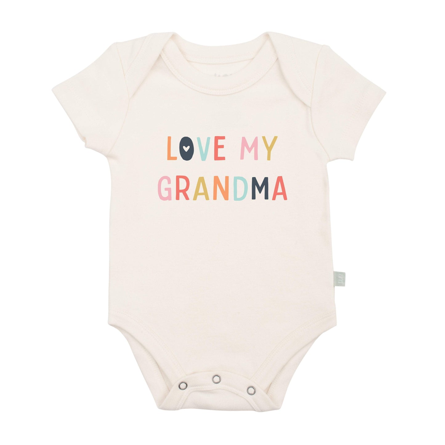 Organic Baby Graphic Bodysuit - Love My Grandma