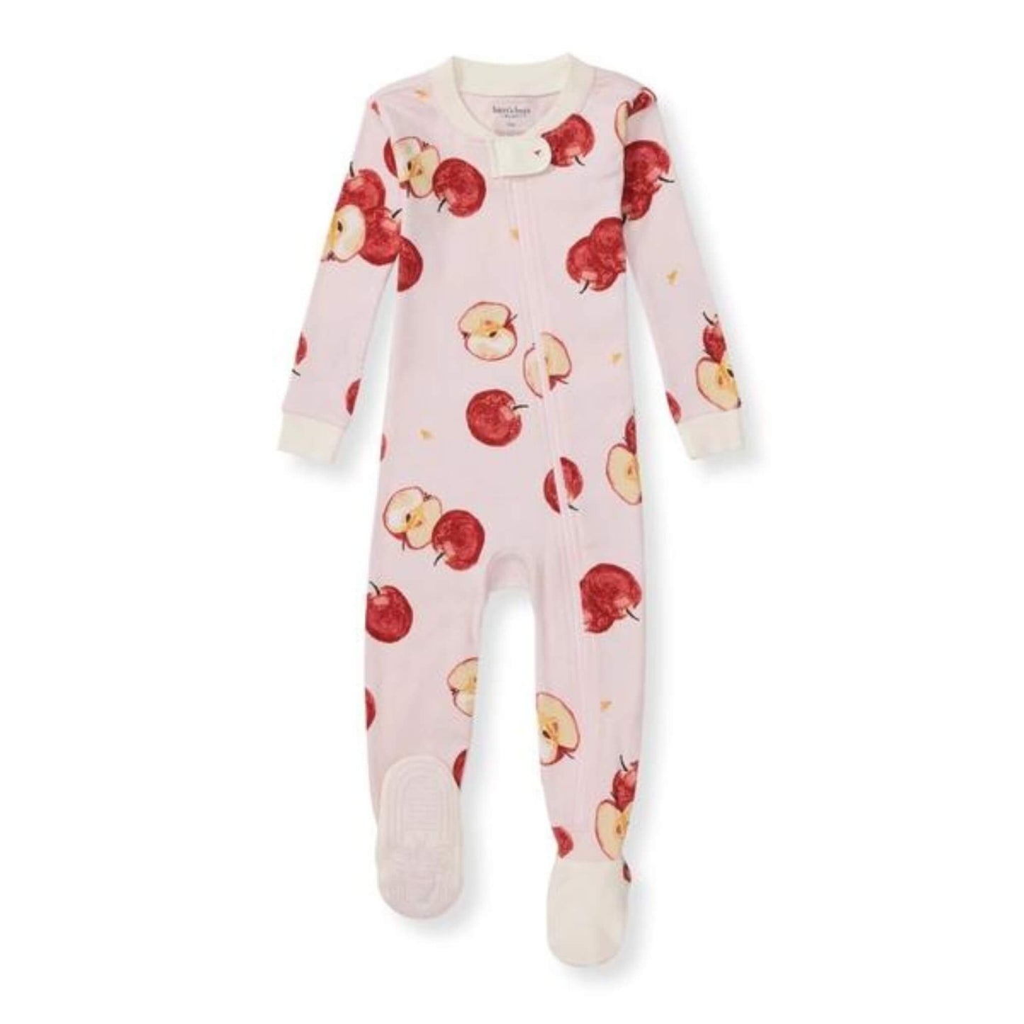 Organic Cotton Apple Orchard Zip Footed Sleeper