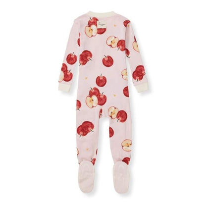 Organic Cotton Apple Orchard Zip Footed Sleeper