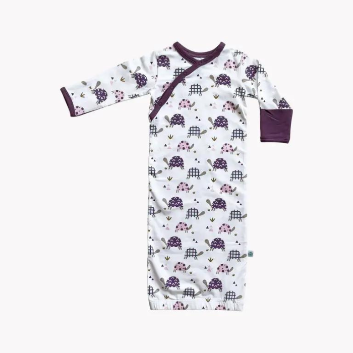 Organic Baby Sleep Gown - Tilly Tortoise