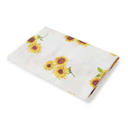 Organic Muslin Baby Swaddle - Sunflower