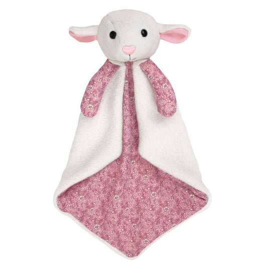 Organic Patterned Blankie / Lovey - Lamby