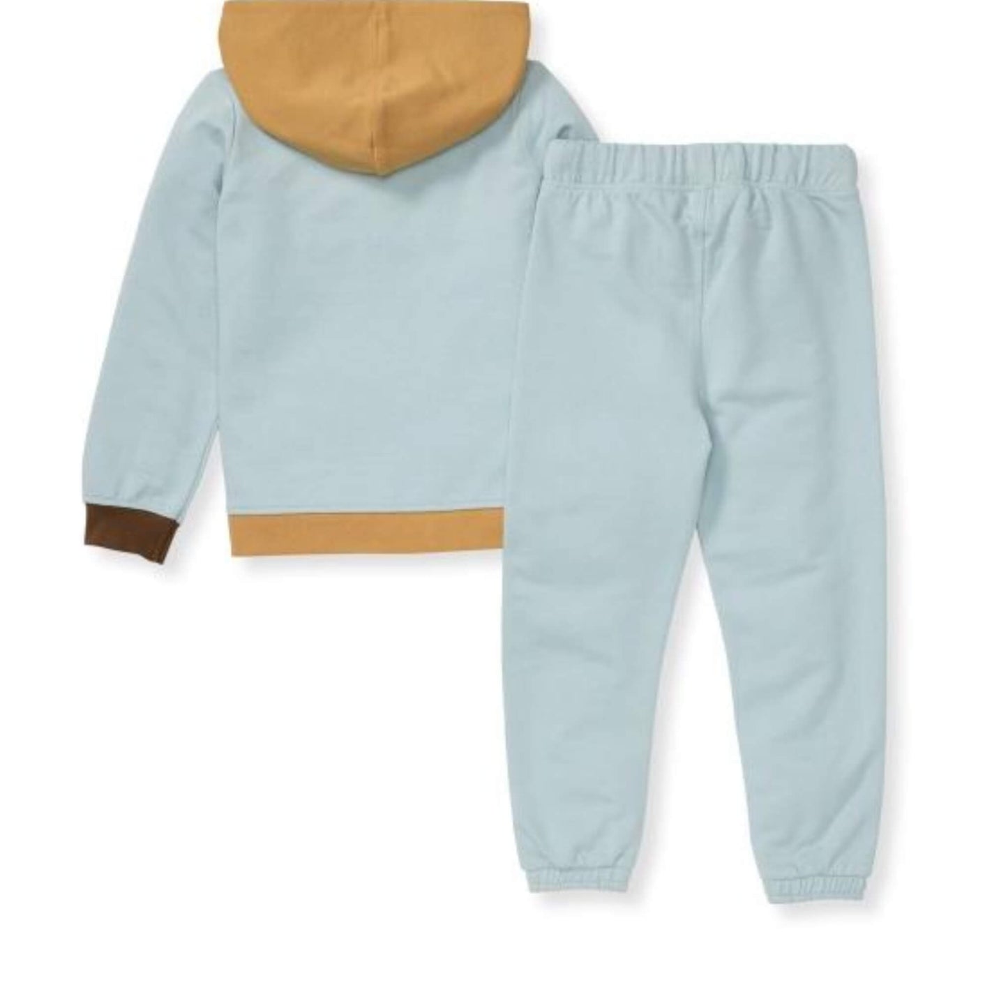 French Terry Organic Cotton Baby & Toddler Colorblocked Set