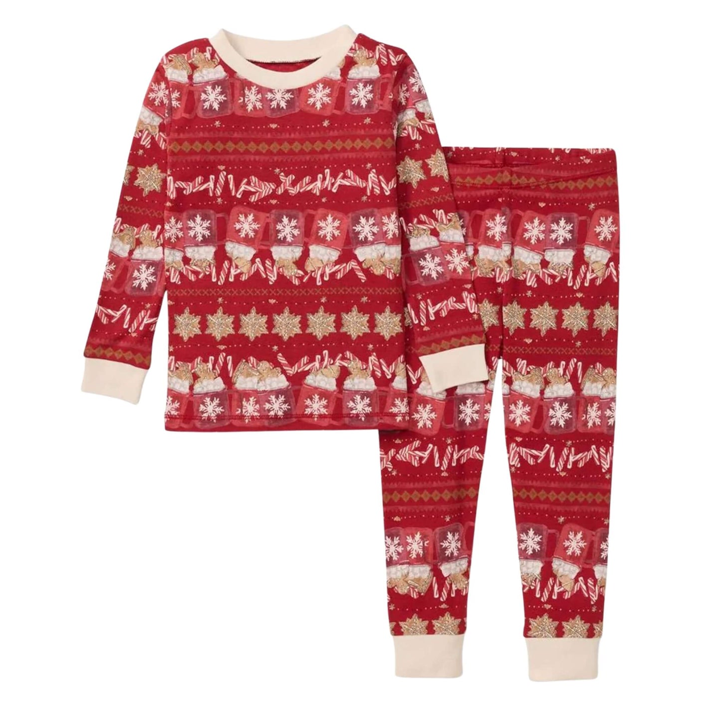 Hot Cocoa Matching Organic Cotton Pajamas