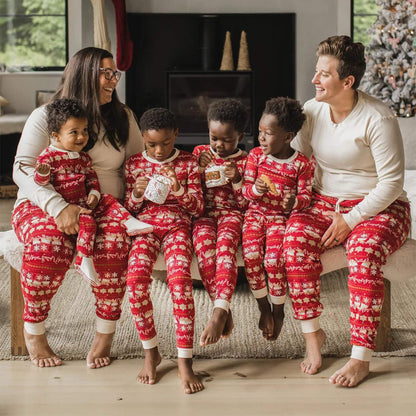 Hot Cocoa Matching Organic Cotton Pajamas