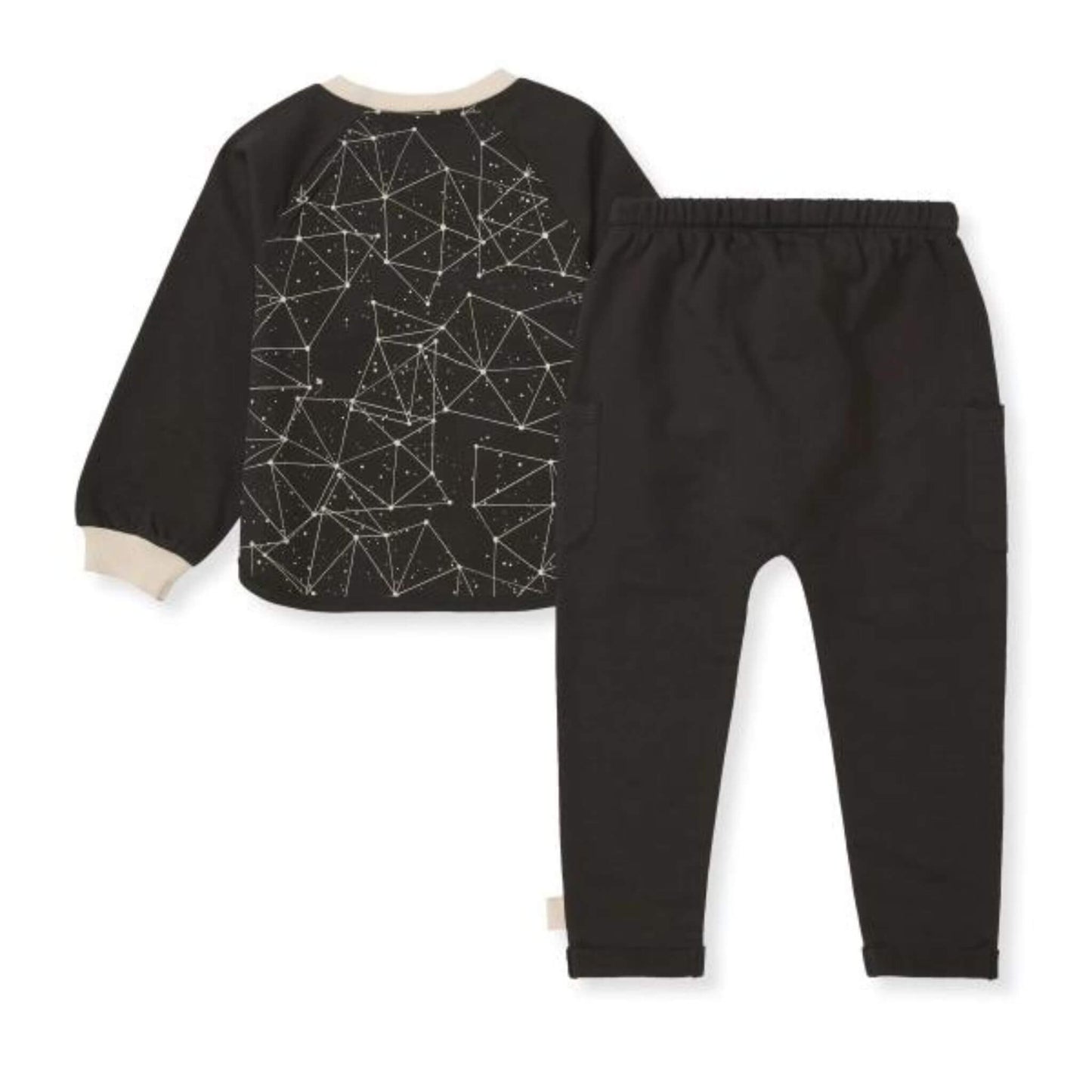 Organic Baby & Toddler Boy Sweatshirt and Jogger Set - Look Up