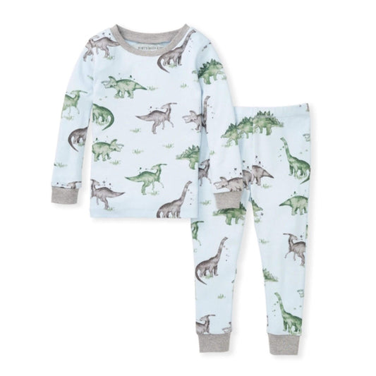 Organic Baby Boy Dinosaur Pajamas - Happy Herbivores