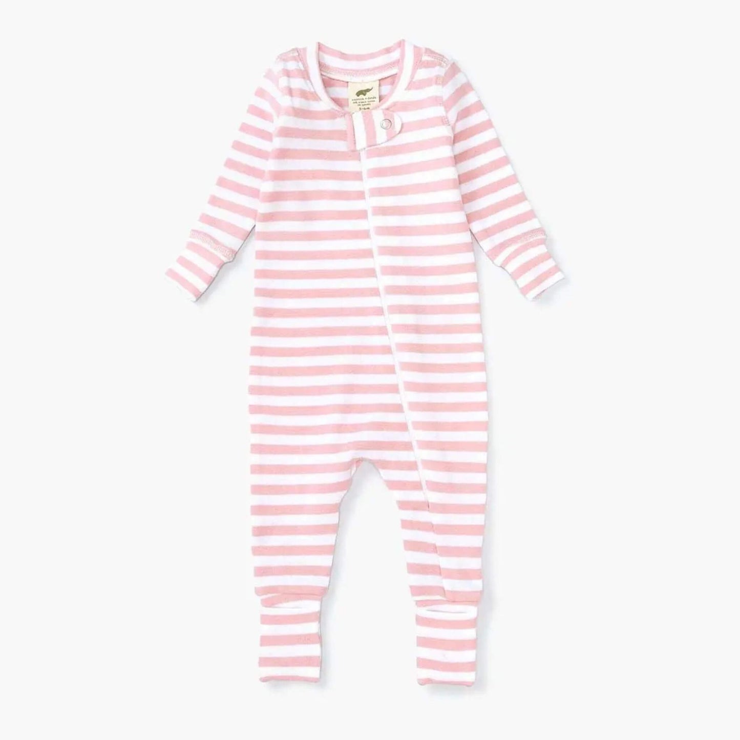 Organic Baby Sleep & Play - Pink Stripe