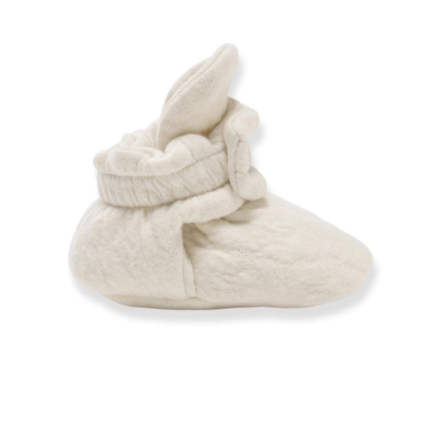 Organic Baby Quilted Bee Booties - Oat