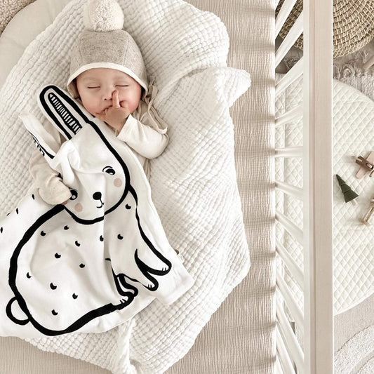 Organic Baby Snuggle Blanket - Bunny