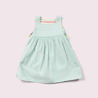 Organic Toddler Reversible Dress - Rainbow Stripe