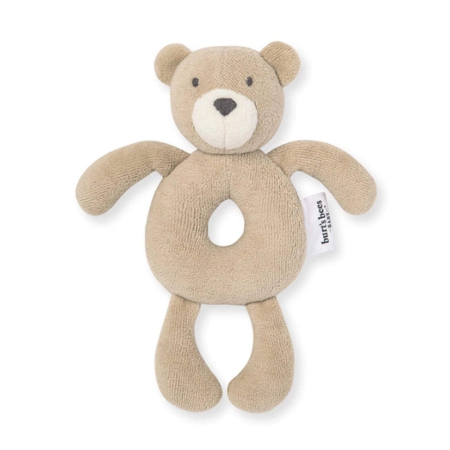 Organic Cotton Bear Plush Baby Rattle