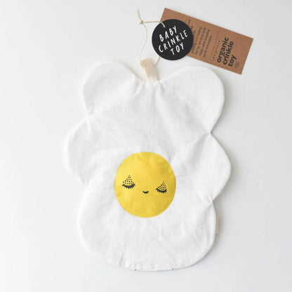 Organic Cotton Egg Crinkle Toy