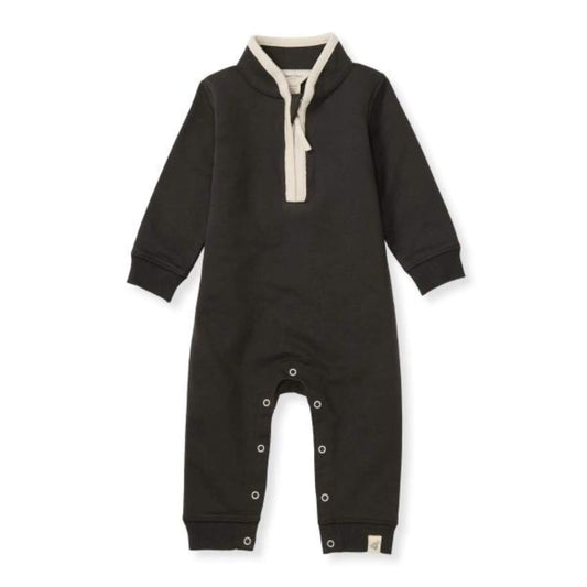 Organic Cotton Quarter Zip Baby & Toddler Romper