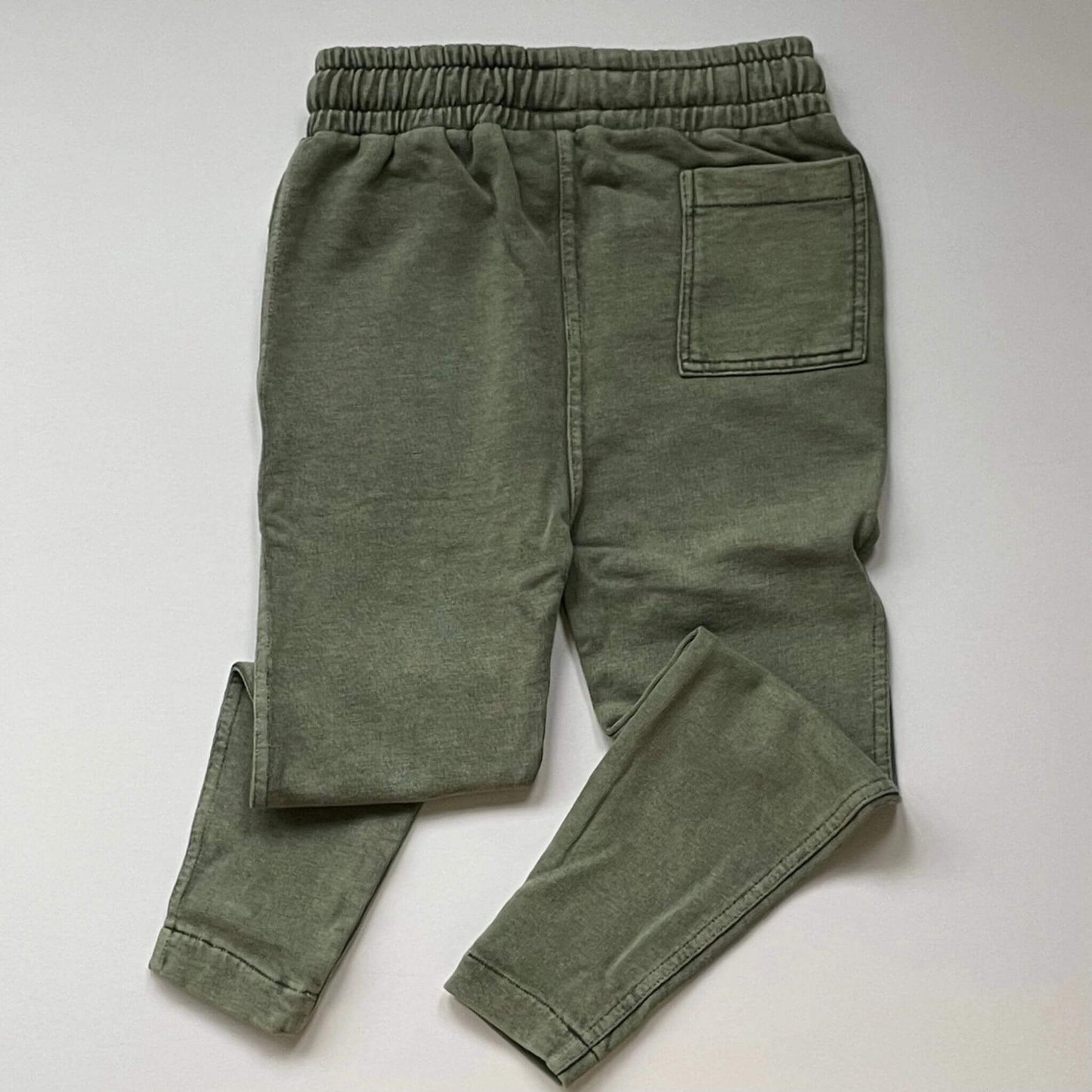 Organic Cotton Toddler & Kid Cargo Pants - Green