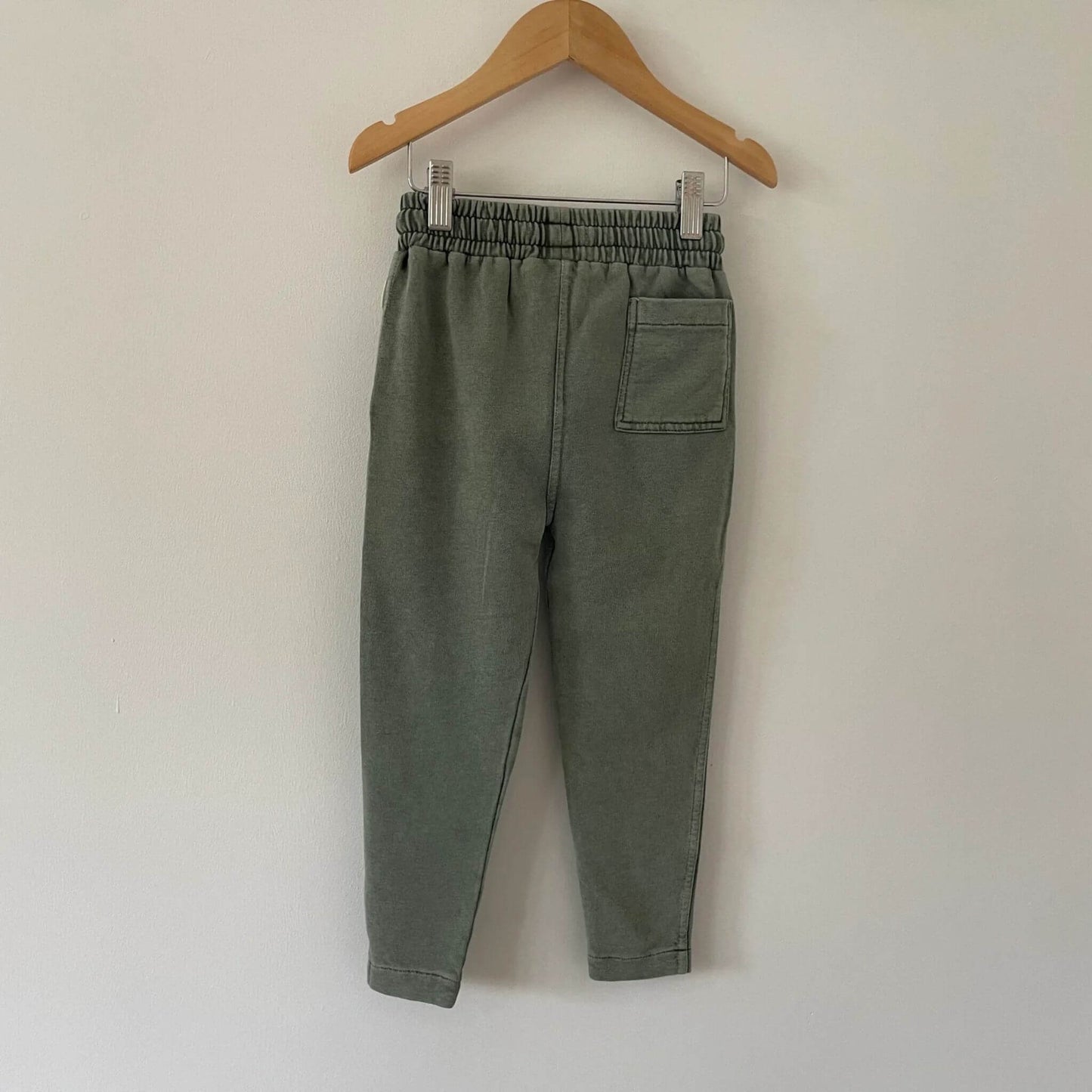 Organic Cotton Toddler & Kid Cargo Pants - Green