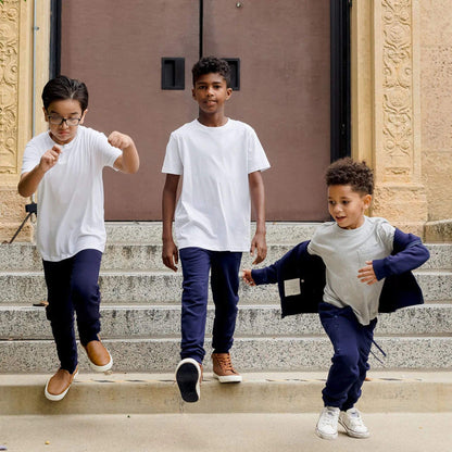 Organic Toddler & Kids Jogger Sweatpants - Navy Blue