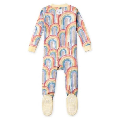 Organic Baby Sleeper - Retro Rainbow