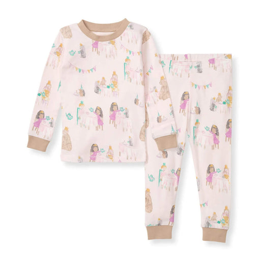 Tea Time Organic Cotton Toddler & Kid PJ Set