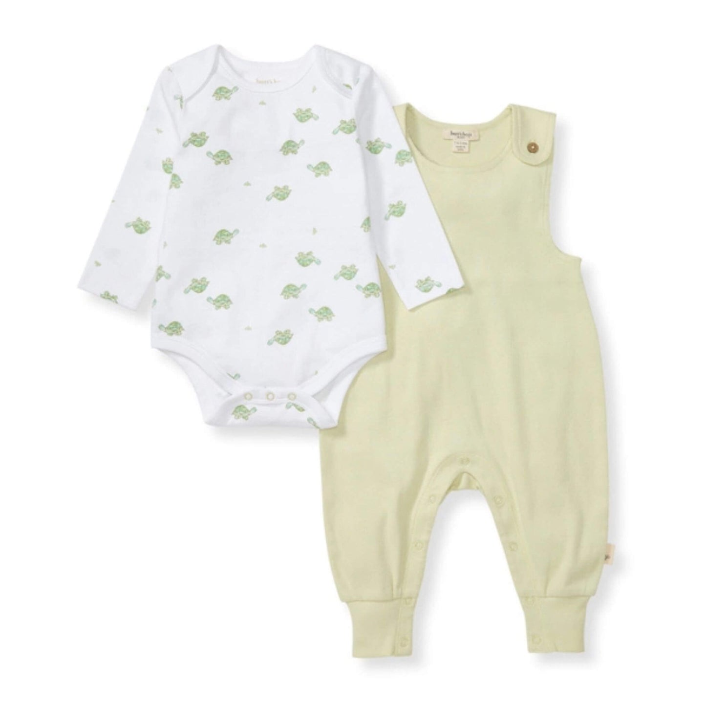 Organic Baby Tortoise Jumpsuit & Bodysuit Set