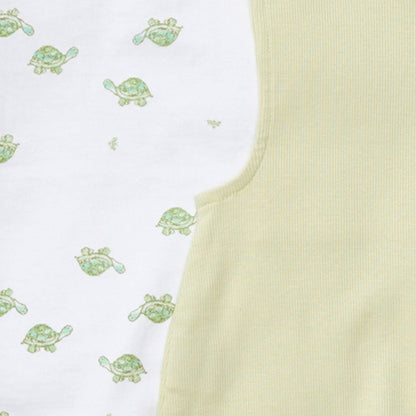 Organic Baby Tortoise Jumpsuit & Bodysuit Set