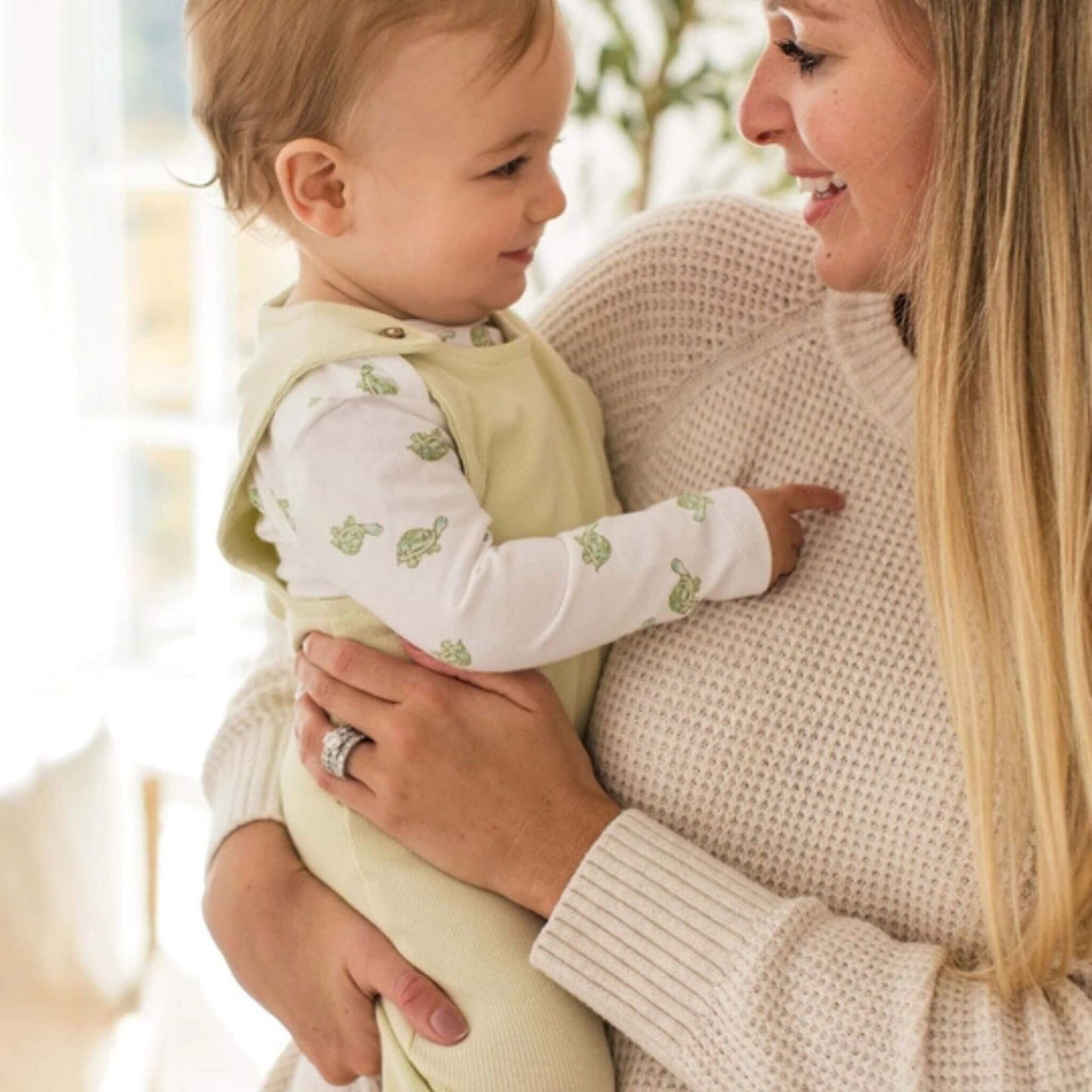 Organic Baby Tortoise Jumpsuit & Bodysuit Set