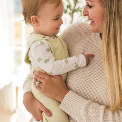 Organic Baby Tortoise Jumpsuit & Bodysuit Set