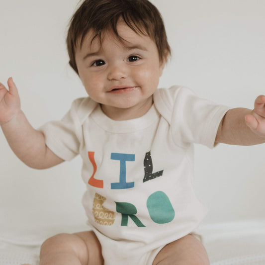 Organic Baby Graphic Bodysuit - Lil Bro