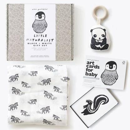 Little Naturalist Gift Set - Black + White