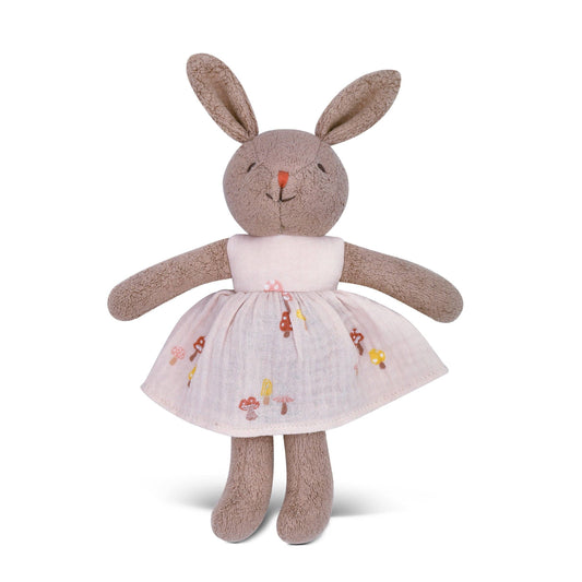 Organic Little Bunny Plush - Mini Mushroom