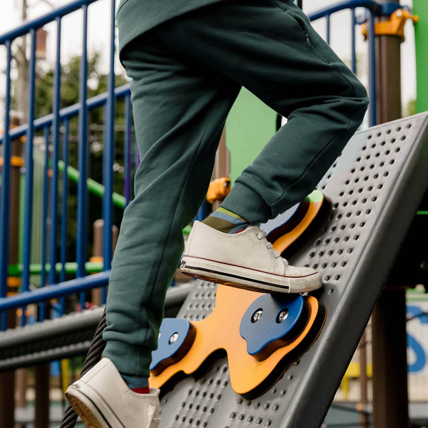 Organic Cotton Kid Joggers - Forest Green