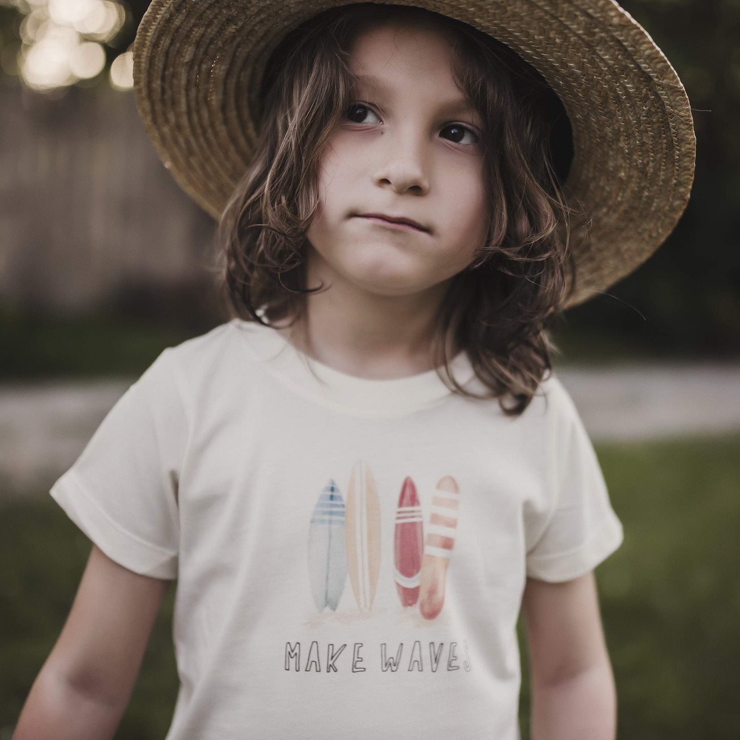 Organic Toddler Graphic Tee - Make Waves