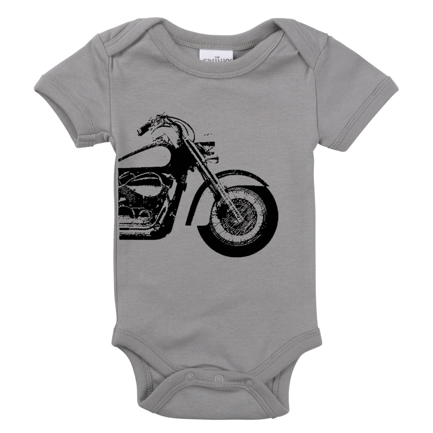 Organic Baby Graphic Bodysuit - Motorcycle